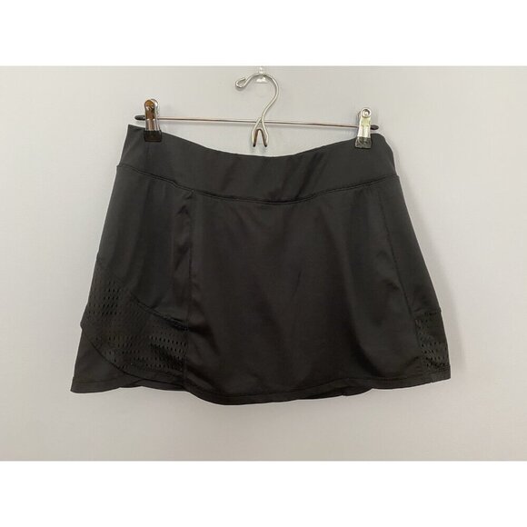 tek gear Pants - Tek Gear Skort Womens Size Large Black Tennis Skirt Golf Stretch Athletic Mesh